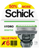 Schick Razors, Razor Systems or Cartridges