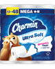 Bounty or Charmin Paper Products, 6 double or 12 mega rolls