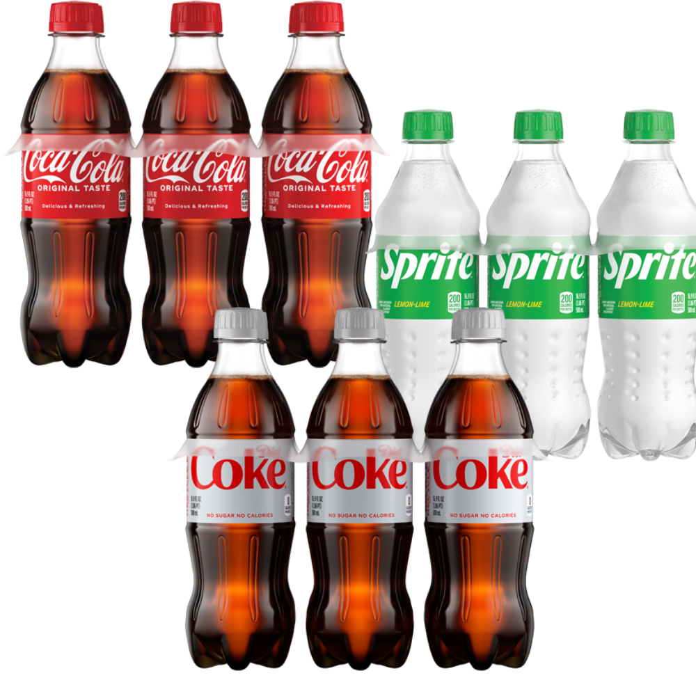 Coca Cola 6 Pack Bottles