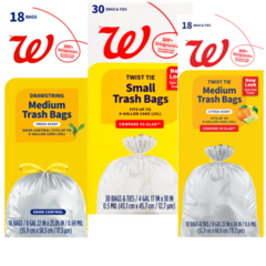 Walgreens Trash Bags