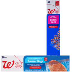 Walgreens Food Storage Bags