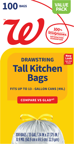 Walgreens Value Pack Trash Bags or Drain Cleaner
