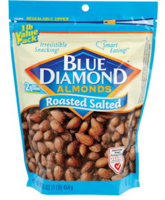 Blue Diamond Almonds Select varieties. 