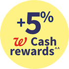 plus 5 percent W Cash Rewards image